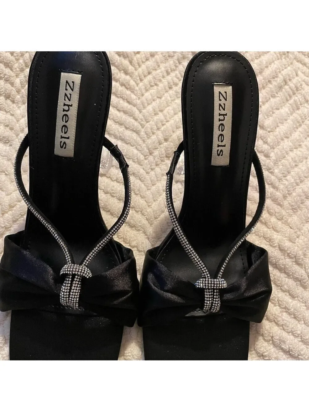 Zzheels rhinestone bow